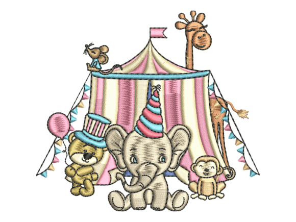 Cute Circus Animals Embroidery Review for Sellers