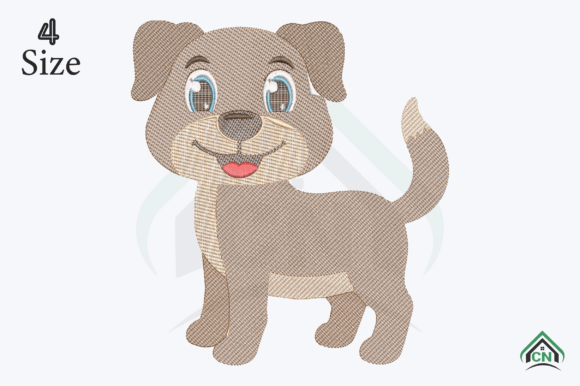 Cute Puppy Embroidery Design Review for Apparel
