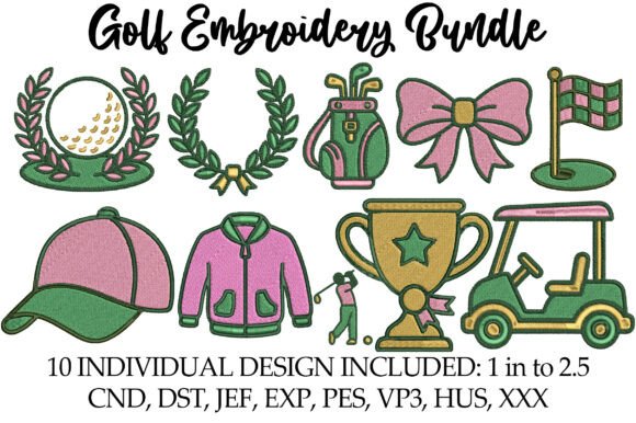 Golf Embroidery Bundle: A Boutique Review