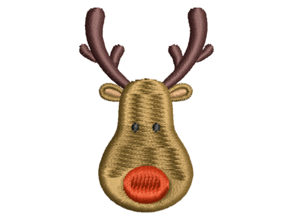 Minimal Reindeer Face Embroidery: A Designer Review